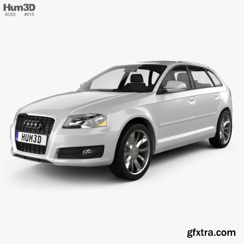 Audi A3 Sportback 2011 3D model