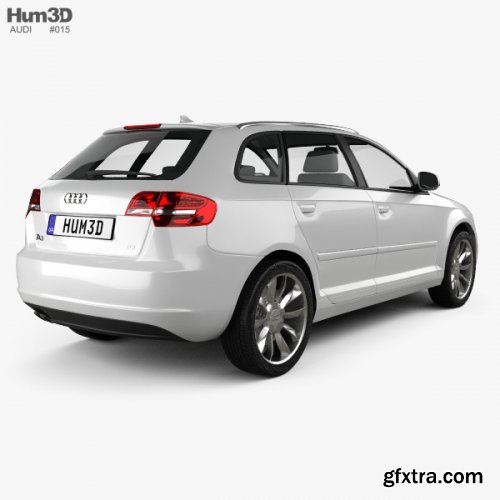 Audi A3 Sportback 2011 3D model