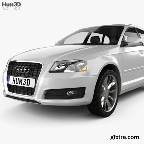 Audi A3 Sportback 2011 3D model