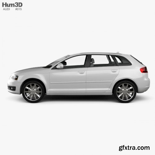 Audi A3 Sportback 2011 3D model