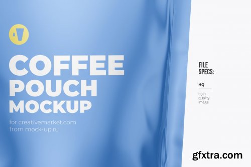 CreativeMarket - Stand-up pouch mockup. Pack 5 psd 4190350