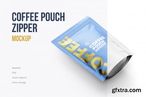 CreativeMarket - Stand-up pouch mockup. Pack 5 psd 4190350