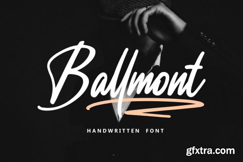 CM Ballmont Script Font 4329259