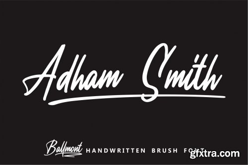 CM Ballmont Script Font 4329259