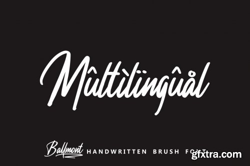 CM Ballmont Script Font 4329259