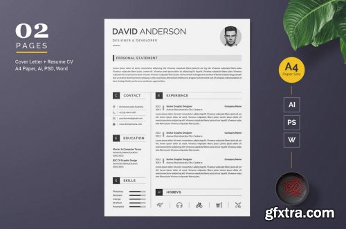 Clean Resume CV Template