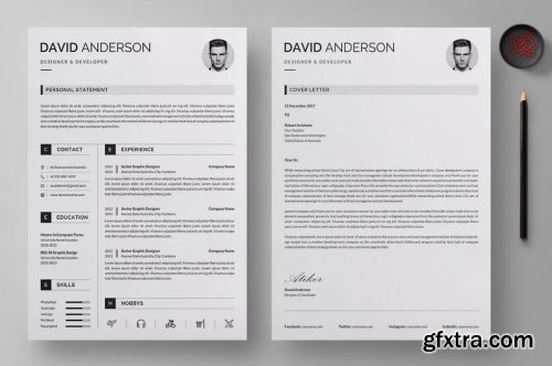 Clean Resume CV Template