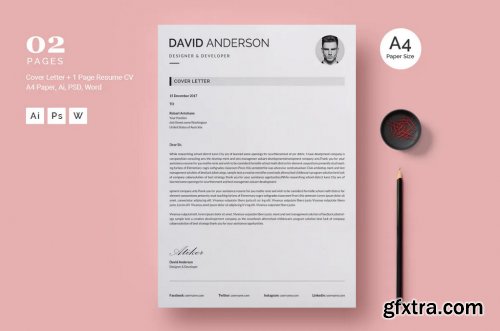 Clean Resume CV Template