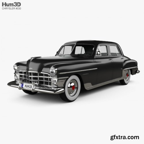 Chrysler New Yorker sedan 1950 3D model