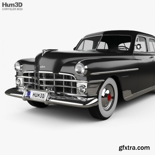 Chrysler New Yorker sedan 1950 3D model