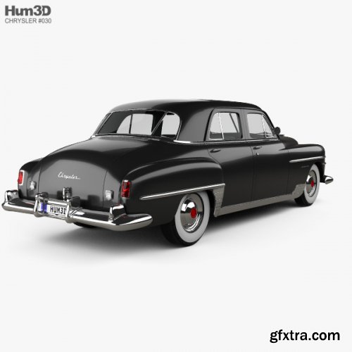 Chrysler New Yorker sedan 1950 3D model