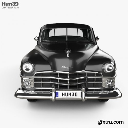 Chrysler New Yorker sedan 1950 3D model