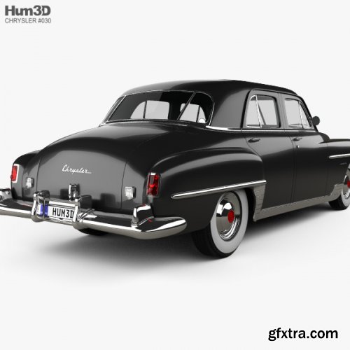 Chrysler New Yorker sedan 1950 3D model