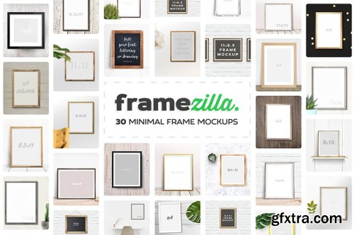 CreativeMarket - BLACK FRIDAY Huge Frame Mockup 4332302