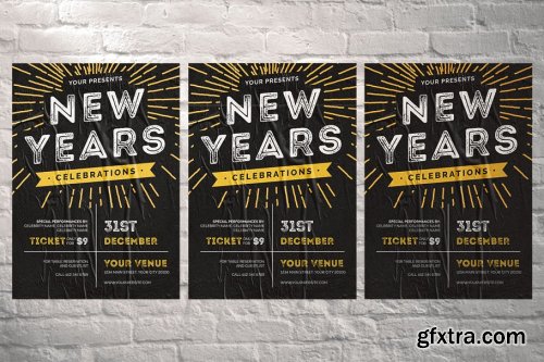 New Years Celebration Flyer 4377715