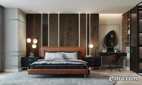 Modern Style Bedroom 92 Interior Scene