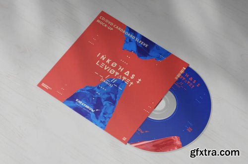 CD / DVD Сardstock Paper Sleeve Mock-Ups Vol.1