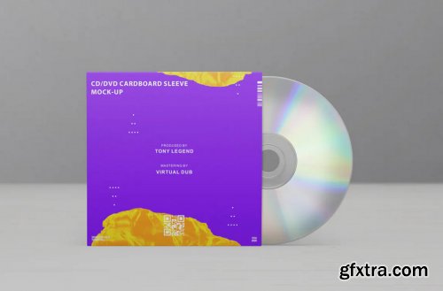 CD / DVD Сardstock Paper Sleeve Mock-Ups Vol.1