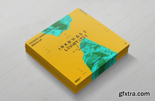 CD / DVD Сardstock Paper Sleeve Mock-Ups Vol.1