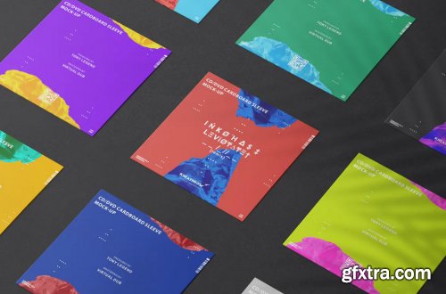 CD / DVD Сardstock Paper Sleeve Mock-Ups Vol.1