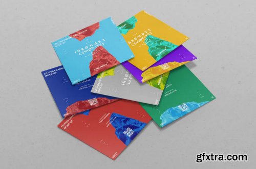 CD / DVD Сardstock Paper Sleeve Mock-Ups Vol.1