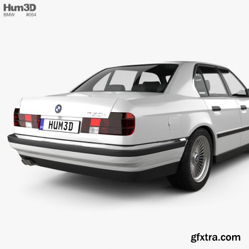 BMW 7 Series (E32) 1992 3D model