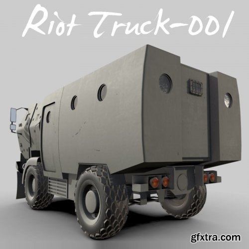 Riot Truck-001 3D model