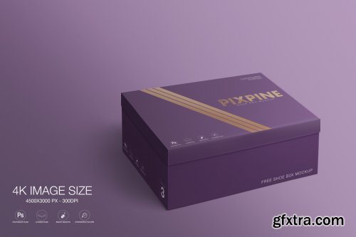 Shoebox Mockups - Set of 3