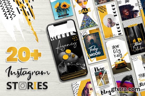 CreativeMarket - Instagram Stories Template 4386342