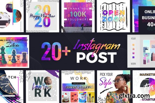 CreativeMarket - Instagram Post Template 4386157