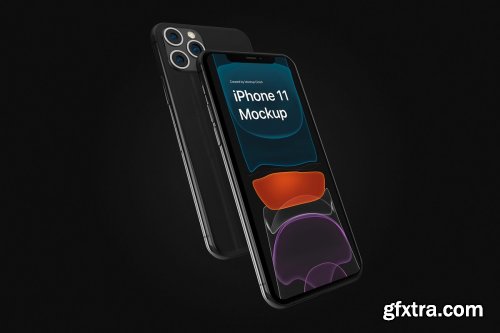 CreativeMarket - iPhone 11 Pro Max Mockup Kit 4299410