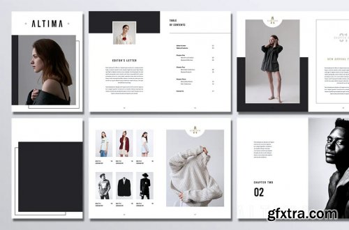 ALTIMA Fashion Lookbook Portfolio Brochures