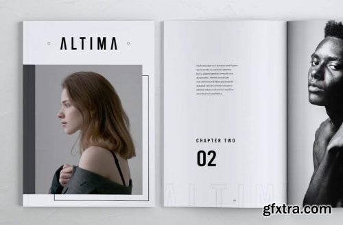 ALTIMA Fashion Lookbook Portfolio Brochures