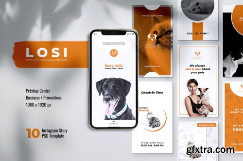 LOSI Pet Shop Business Instagram Stories