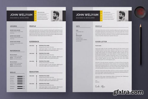 Professional and Modern CV / Resume Template