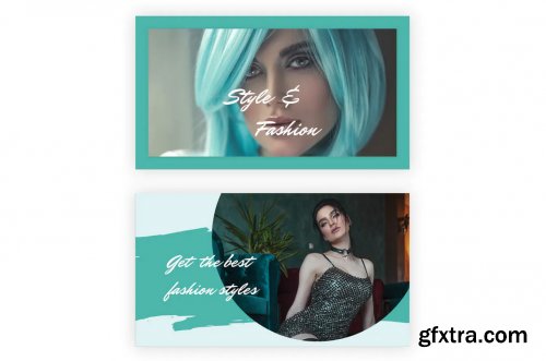 21 Social Media Banners Kit (Vol. 4) in Adobe XD