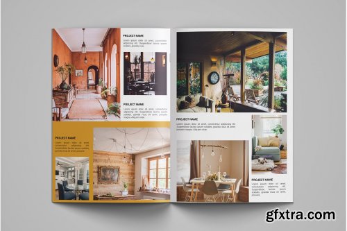 CreativeMarket - Interior Portfolio Brochure 4366754