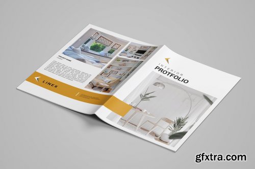 CreativeMarket - Interior Portfolio Brochure 4366754