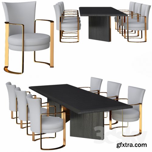 Fendi Dining Table 3d model