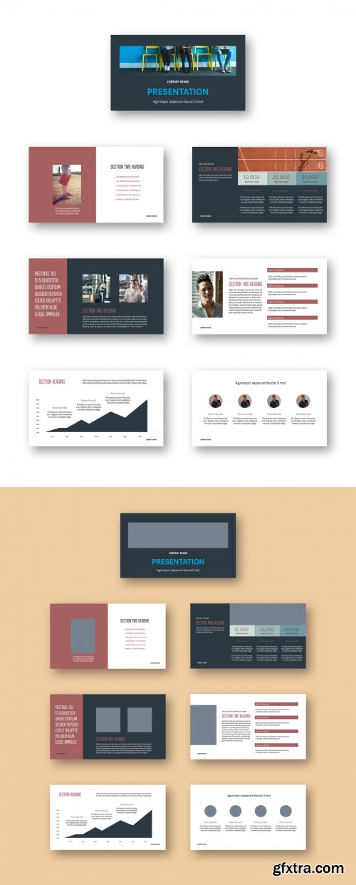 Pitch Deck Presentation Layout