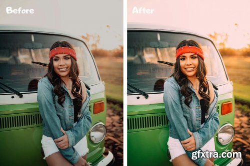 CreativeMarket - Pink&Peach Lightroom Presets XMP/DNG 4360454