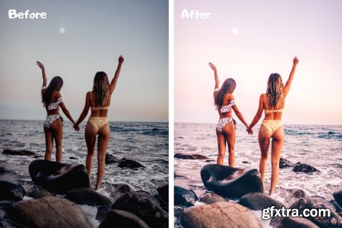 CreativeMarket - Pink&Peach Lightroom Presets XMP/DNG 4360454