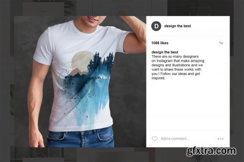 Isolated T-Shirt Mock-Up