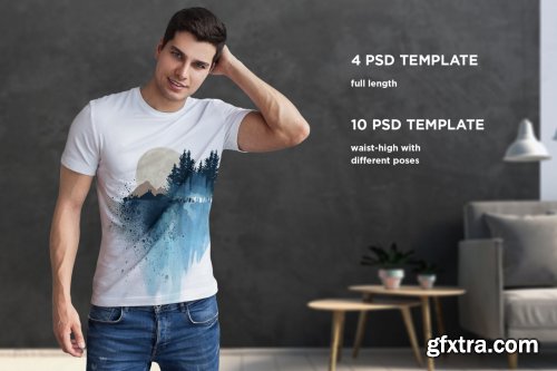 Isolated T-Shirt Mock-Up