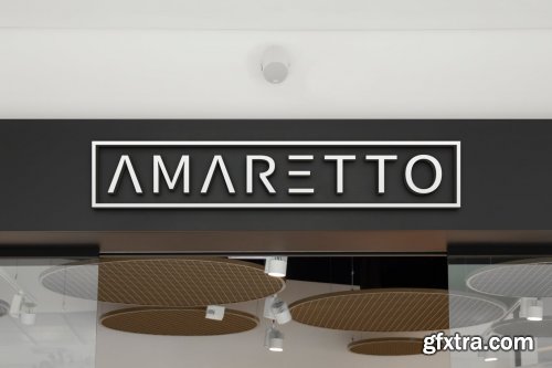 3d Logo Storefront Sign Mockup #2