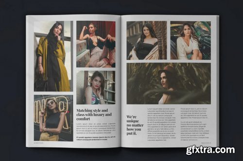 Indah Fashion Magazine Template