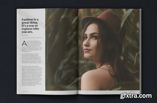 Indah Fashion Magazine Template