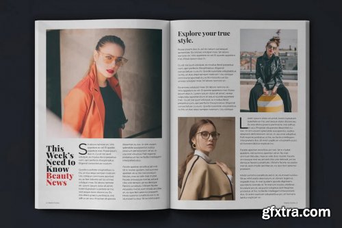 Indah Fashion Magazine Template