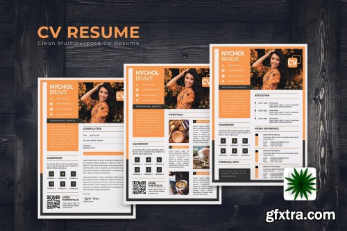 Barista CV Resume Template