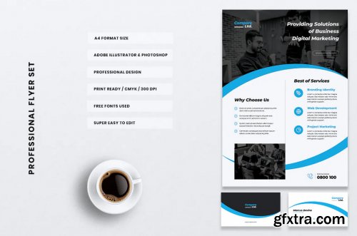 COMPORE Digital Marketing Flyer & Business Card